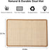 FUKUMARU Cat Scratcher Mat, 23.6 X 15.7 Inch Natural Sisal Cat Scratch Mats, Horizontal Cat Floor Scratching Pad Rug, Protect Couch and Carpets