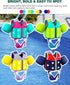 AEOCOO 1-2-3-5-7-9 20-30-50-70 Kids Pool Floaties Years Old, Toddler Swim Vest Pounds, Comfortable Extended Wear Kids