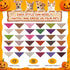 72 Pcs Halloween Dog Bandanas Bulk Pumpkin Triangle Scarf Cat Bibs Puppy Scarf Pet Bandanas Photo Props Accessories
