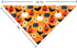 2 Pack Halloween Dog Bandana, Holiday Cat Pumpkin Candy Corn Bandana Bibs Scarf Accessories for Small Mediun Large Dogs