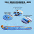 Nocciola No Stuffing Eel Crinkle Dog Squeaky Toys - Durable Tug of War Toys for All Breeds