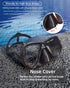 Keary Swimming Goggles, Snorkel Diving Mask for Adult Men Women Youth, Anti-Fog 180° Clear View Swim Goggles with Nose