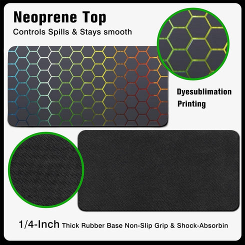 FSTSOCK Gun Cleaning Mat - Double Thickness Gun Mat,Durable Anti Slip Gunsmith Mat, Oil Resistant Workbench Pad