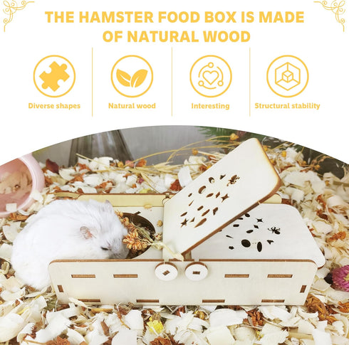 Hamsters,Chinchillas,Rats Big+Spring+Sales,Hamsters Foraging Toys, Small Animals Hide Treats Foraging Puzzle