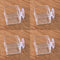 Crapelles 4 Pcs Mini Insect Water Dish, Transparent Plastic Small Reptile Feeding Feeder for Crickets and Worms