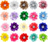 40Pcs Puppy Yorkie Dog Hair Bows Flower with Rubber Band,Pet Small Dog Girl Flower Christmas Hair Topknot Bowknot Hair Accessories Pet Grooming for Party Christmas Birthday