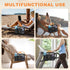 2 4 Beach Chair Cup Holders, Arm Organizer for Camping with Self-Adhesive Fastener Strap, Hanging Bag Insulation