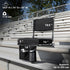 18.5in 3in Stadium Seats with High Back Support and Thick Foam Cushion Bleacher Chairs with Back and Cushion -Portable