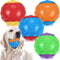 3.5in Squeaky Dog Balls - Tough Ball Toys for Dogs - Light Weight High Bouncy Dog Toy Balls (4Pcs)