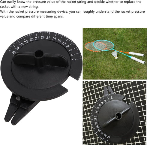 Sports Racquet String Tension Tester, String Meter Calibrator for Tennis/Squash/Racquetball/Badminton