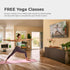 Sunny Health & Fitness Exercise Anti-Slip Yoga Mat, Durable Non-Slip Lightweight Cushioned Support for Yoga