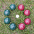 Set Trademark Games Bocce Ball Regulation Size - Lawn Game for Backyard or Beach - Includes Red and Green Bocce Balls