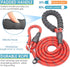 BAAPET 6 Feet Slip Lead Dog Leash, Anti-Choking with Upgraded Durable Rope Cover and Padded Handle, Red