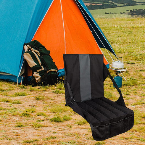 Aymzbd Stadium Seat Cushion Floor Chair Foldable Sit Mat Lightweight with Backrest Bleacher Cushion for Hiking Outdoor