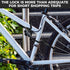 Premium Bike Lock with 2 Keys, 4 Feet Heavy Duty Bicycle Cable Lock for Strong Anti-Theft, Includes Mounting Bracket