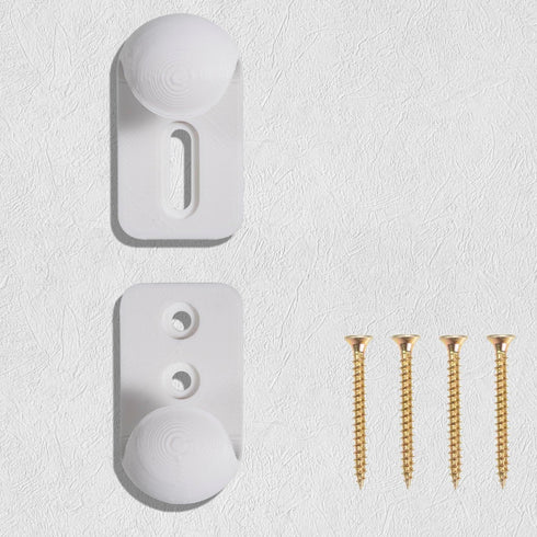 Vertical Skateboard Holder - 1 Pair Wall Mount Hanger for Deck Display and Storage