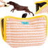 YES4QUALITY Durable Dog Bite Wedge 13x10 Inches | Tough Jute Tug Toy with 2 Comfy Handles | Ideal for Medium to Large