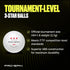 3-Star 40+ PRO-SPIN Ping Pong Balls ITTF-Approved Premium Table Tennis Balls | High-Performance ABS Professional
