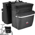 KEMIMOTO Bike Bag Panniers for Bicycle Rear Rack, 34L Capacity Water Resistant Storage Saddle Bag, Black