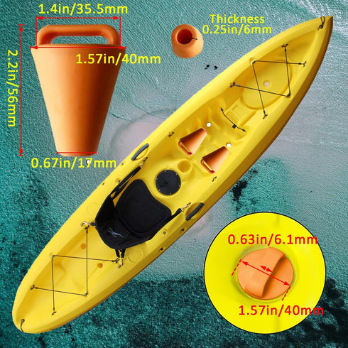ISURE MARINE Kayak Deck Rigging Kit, Accessory for Boat, Kayak, Canoe