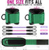 WALITO Ankle Resistance Bands with Cuffs, Ankle Weights for Women, Glutes Workout Equipment, Home Gym Exercise Equipment