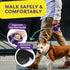 Hertzko Heavy Duty Retractable Dog Leash with Built-in Poop Bag Holder & Water Dispenser - Purple & Black, 16 Ft