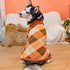 Dog Sweater - Classic Plaid Knitted Turtleneck for Small Medium Dogs and Cats, Warm Winter Clothing
