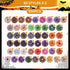 Sweetude 100 Pcs Halloween Dog Collar Flowers Charms, Holiday Dog Accessories for Small Medium Large Dogs