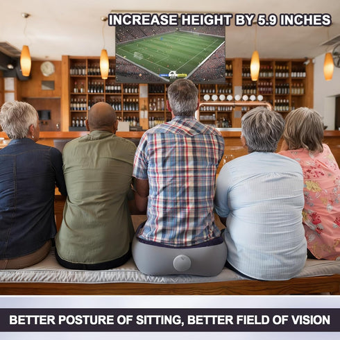 BrightRow 4 Pack 15 12 5.9 Inches Backpacking Inflatable Stadium Seat Cushion with Built-in Pump, x x Self-Inflating