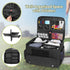 Golf Trunk Organizer Storage - Separate Compartment for 2 Pair Shoes up to US Mens 16, Golf Car Locker for Balls, Tees,