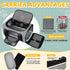 Petskd Pet Carrier 17x11x9.5, Alaska Airline Approved Travel Bag for Small Cats and Dogs, Grey