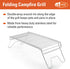 GSI Outdoors Portable Campfire Grill - Collapsible Backpacking & Camping Grill