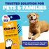 Soft Claws Nail Caps for Dogs - 40 Dog Nail Covers, Black, XX-Large - Non-Slip Design