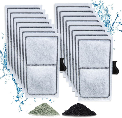 15 Pack Filter Cartridges for Top Fin Filter, Replacement for TOP FIN EF-S Element and BF5 BETTAFLO