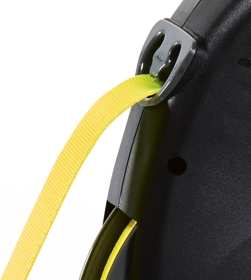 Flexi Giant Professional Gurt, Schwarz/Neon, L: 10 M