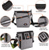 Ownpets Dog Training Pouch: Pet Treat Pouch with Collapsible Bowl, 4 Ways to Wear, Grey