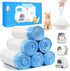 120count Automatic Litter Box Bags for Cat High-Density Polyethylene Compatible with MeoWant
