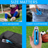 Sports Ball Pump Kit - Portable Air Pump Two-Way Dual Action Inflatable Perfect for Basketballs, Soccer Balls and More