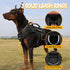 Service Dog Vest - HEYCAHVA Tactical Harness with Full Metal Buckles for Large Medium Dogs, Reflective No Pull