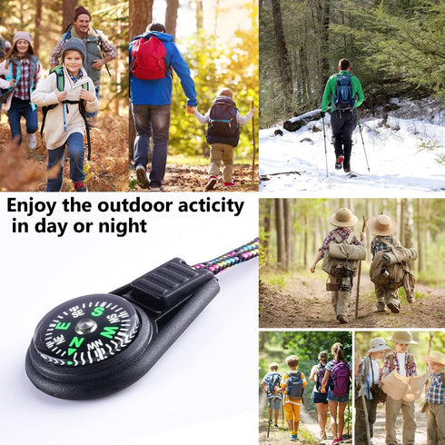 25 Pack Compass for Kids Mini Compasses Bulk Kids Toy Compass for Party Favor/Hiking/Scout Classroom Learning