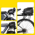 WILD MAN 4L Bike Seat Bag, Waterproof Bicycle Tail Bag, Hard Shell Bike Saddlebags for Electric Bicycle Touring