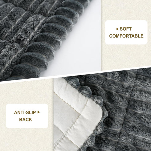 24.8" 54") Dog Car Seat Cover for Back Seat Fit for Backseat Extenders Dog Bed Mats for Car Soft Nonslip Washable