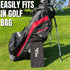 Golf Putting Alignment Mirror - Gates - Tees & Bag Training Combo Pack for Men - Indoor & Outdoor Golf Gifts
