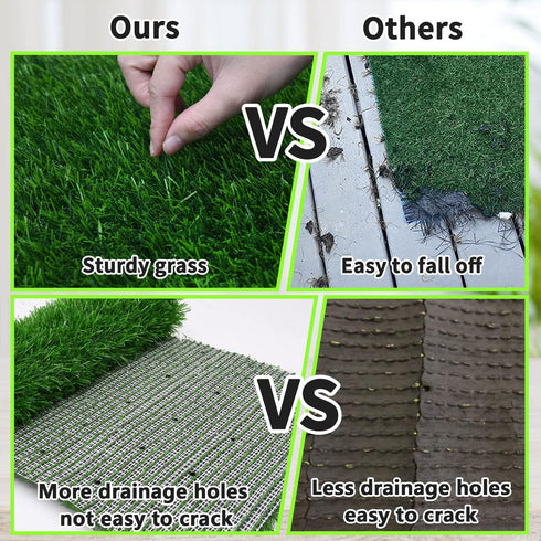 51.2 31.5 inches (1 Pack) Grass Pad for Dogs x - Strong Absorbency Soft Artificial Grass for Pets Potty Training - Easy