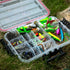 Goture 450 Pcs Fishing Lures Accessories Kit with Tackle Box, Hooks, Minnow, Crankbait, Frog, Popper, Lure