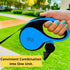 Dog Leash - Retractable Leash for Pets, Puppies, Small and Medium Breeds, Tangle Free 16FT Extendable Leash with