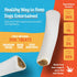 Stuffed Dog Bone, 5 to 6 Inches, Bacon and Cheese - Long Lasting Chew for Training and Treats