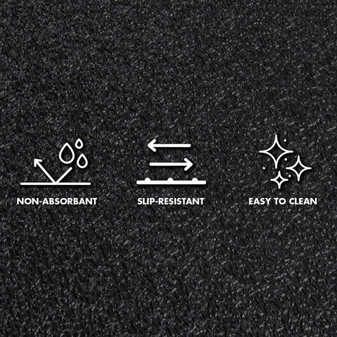 MotionTex Exercise Equipment Mat for Treadmill, Stationary Bike, Rowing Machine, Home Gym Floor Protection, 30" x 78"