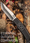 SOG FK1001-CP Survival Knife with Sheath - 4 Inch Tactical Fixed Blade Bushcraft Knife