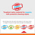 Nylabone Puppy Power Chew Knuckle Bone & Pop-In Treat Toy Combo, Chicken Medium/Wolf (1 Count)